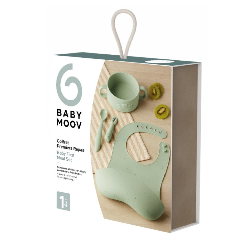 BABYMOOV Silikonová jídelní sada Baby First MEAL SET Mini