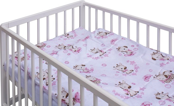 SCARLETT Dětská postýlka s kompletní výbavou Scarlett Fiki 120 x 60 cm