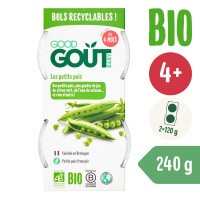 Good Gout BIO Hráškové pyré (2x120 g)