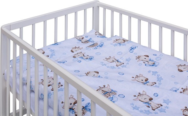 SCARLETT Dětská postýlka s kompletní výbavou Scarlett Fiki 120 x 60 cm