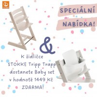 AKČNÍ SET Stokke® Tripp Trapp® židlička + Baby Set