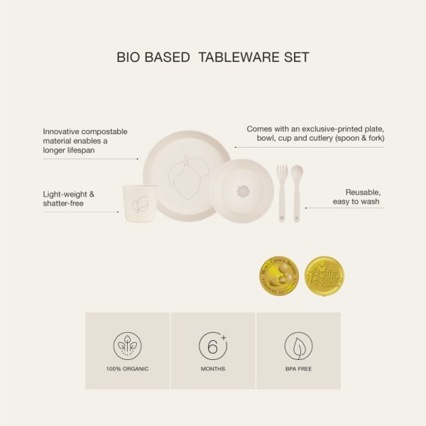 CITRON Jídelní set z bio materiálu