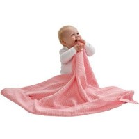 Baby Dan Dětská háčkovaná bavlněná deka 75x100cm