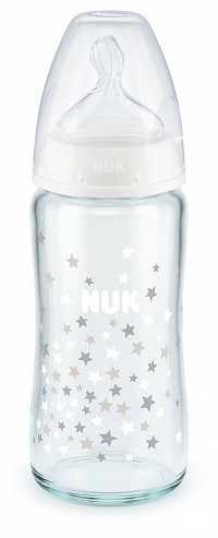 NUK FC+ Láhev sklo 240ml SI,M