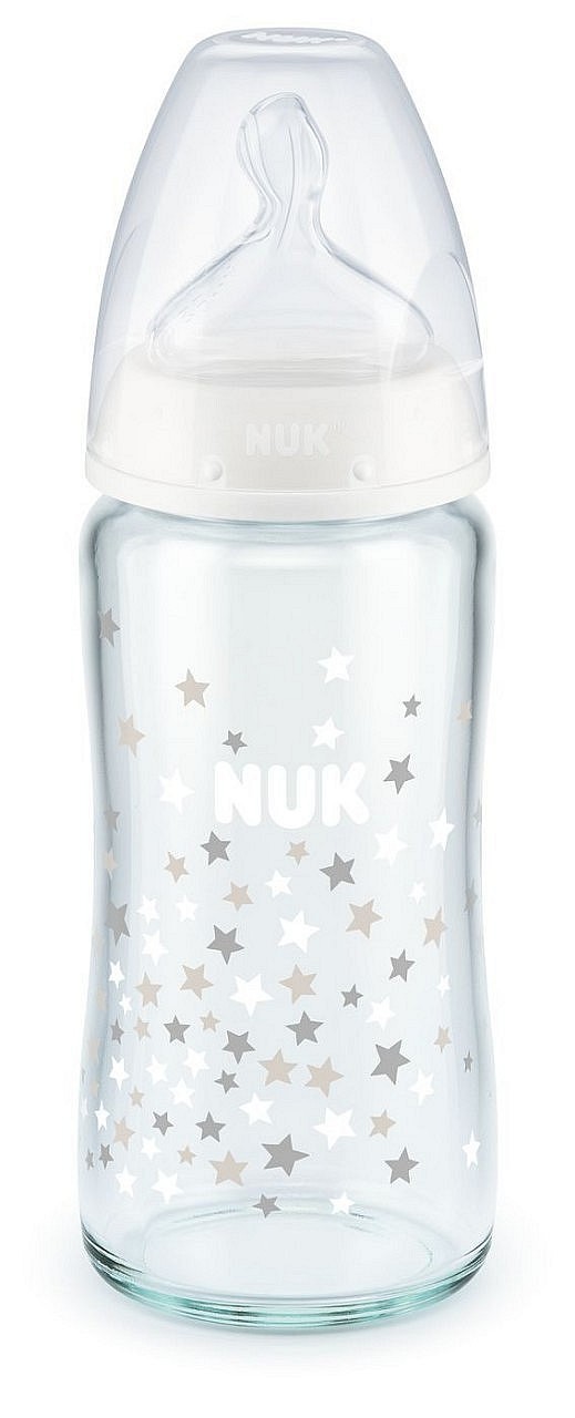 NUK FC+ Láhev sklo 240ml SI,M