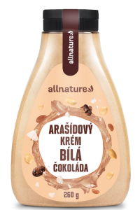 ALLNATURE Arašídový krém s bílou čokoládou ALLNATURE Arašídový krém s bílou čokoládou