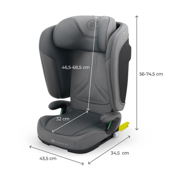 KINDERKRAFT Autosedačka skládací Unity 2 I-Size (100-150 cm)