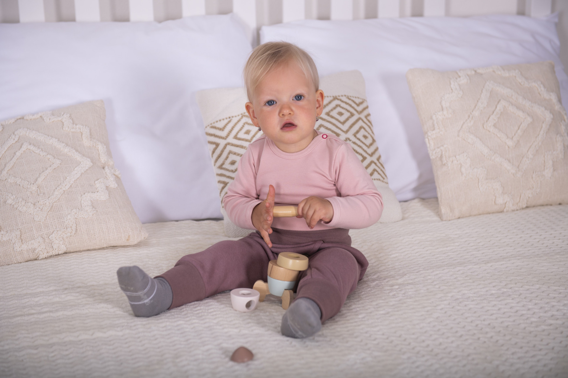 LITTLE ANGEL Tepláky harémky hřejivé