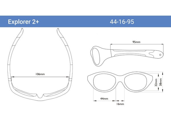 REAL SHADES Sluneční brýle Explorer 2+