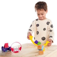 BABY EINSTEIN Hračka dřevěná stavebnice Curious Creations Kit HAPE 12m+