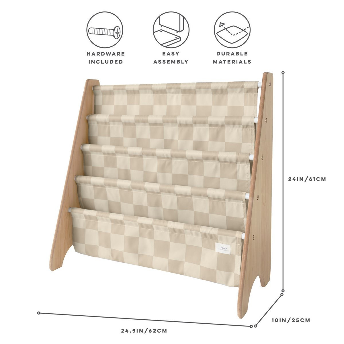 3 SPROUTS Stojan na knížky Recycled