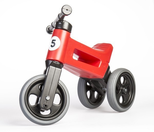 Odrážedlo FUNNY WHEELS Rider Sport modré 2v1, výška sedla 28/30cm nosnost 25kg 18m+ v sáčku
