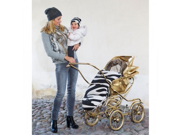Elodie Details Fusak do kočárku - Zebra Sunshine