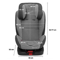 Autosedačka Kinderkraft Vado Isofix 0-25kg grey 2020