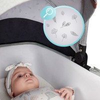 KINDERKRAFT Kočárek kombinovaný Everyday 2v1 Black Dark Grey