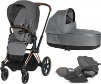 Kočárek CYBEX Set Priam Rosegold Seat Pack PLUS 2021 včetně Cloud Z i-Size PLUS