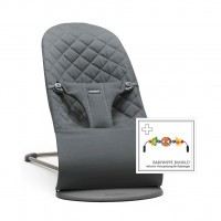 Lehátko Babybjorn Bouncer Bliss Anthracite cotton + hračka očička Googly Eyes Lehátko Babybjorn Bouncer Bliss Anthracite cotton + hračka očička Googly Eyes