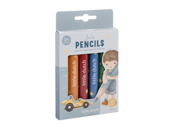 LITTLE DUTCH Pastelky 6 ks - Jim