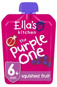 Ella's Kitchen BIO PURPLE ONE ovocné pyré s černým rybízem (5x90 g)