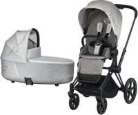 Kočárek CYBEX Priam Lux Seat Fashion Koi 2020 včetně korby, podvozek Priam