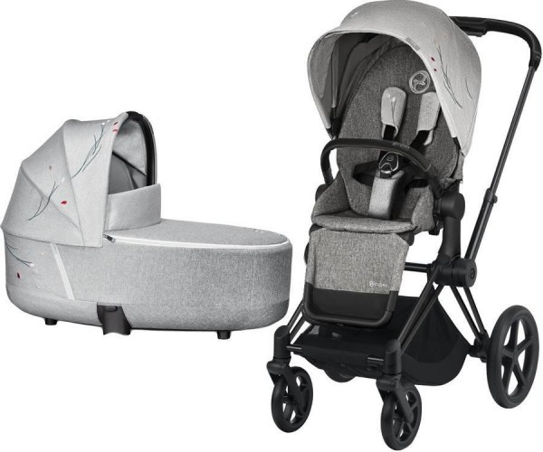 Kočárek CYBEX Priam Lux Seat Fashion Koi 2020 včetně korby, podvozek Priam