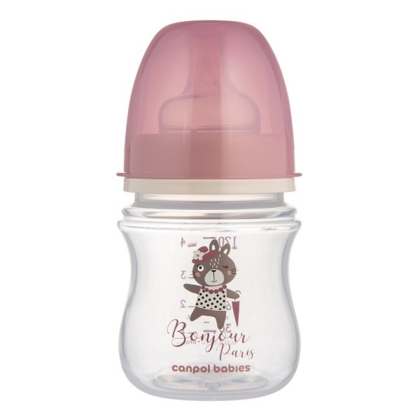 CANPOL BABIES Lahev se širokým hrdlem BONJOUR PARIS 120ml