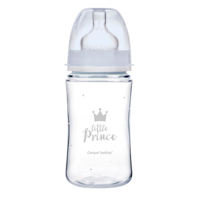 CANPOL BABIES Lahev se širokým hrdlem ROYAL BABY 240ml