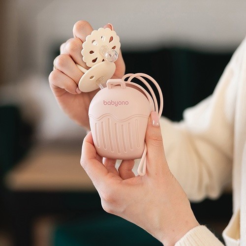 BABYONO Pouzdro silikonové na dudlík 0m+