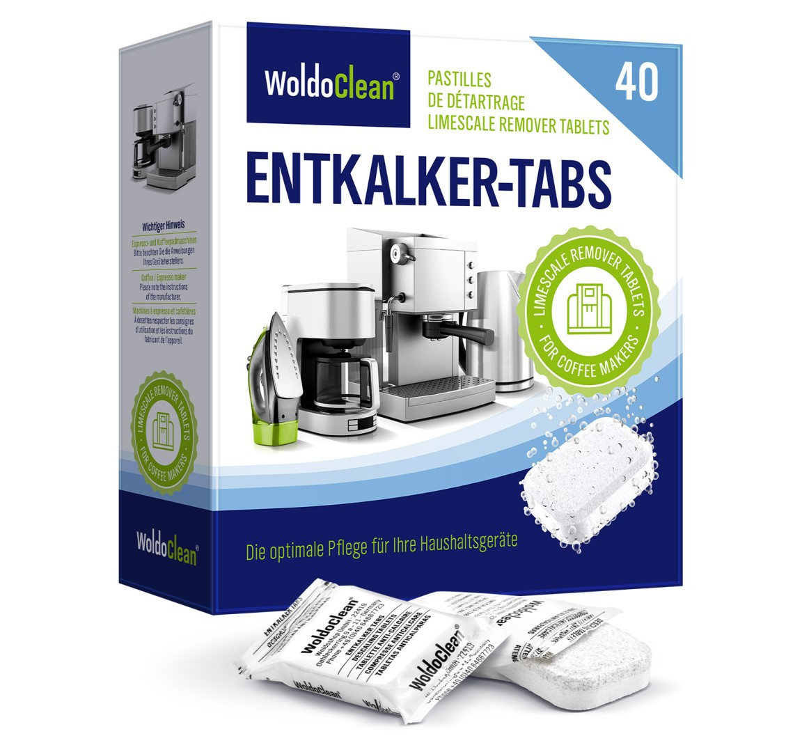 WOLDOCLEAN Odvápňovací tablety pro kávovary