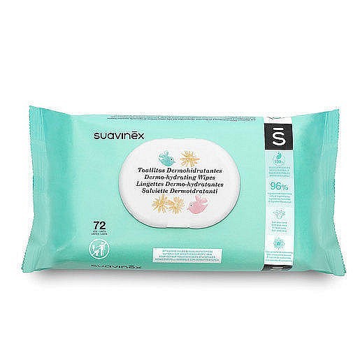 Suavinex HYGIENICKÉ VLHKÉ kapesníčky 72 ks