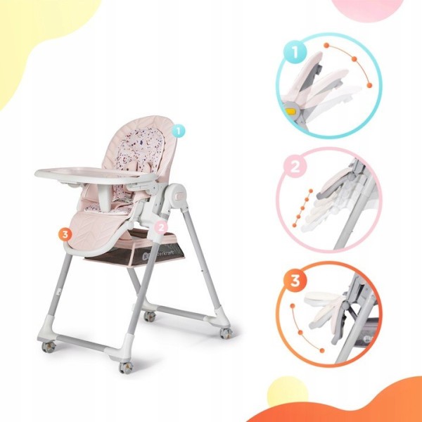 KINDERKRAFT Lehátko/jídelní židlička Lastree