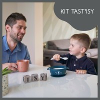 BABYMOOV Silikonová miska s přísavkou a lžičkou TAST´ISY KIT