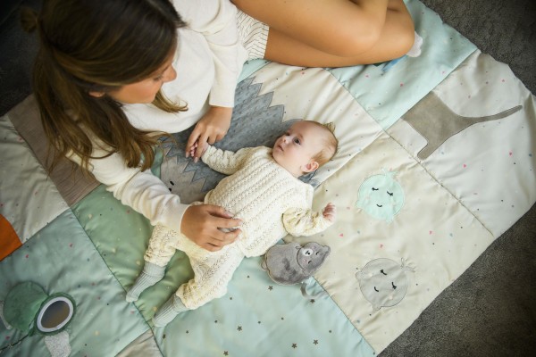 MOMI Hrací deka VOLPI patchwork