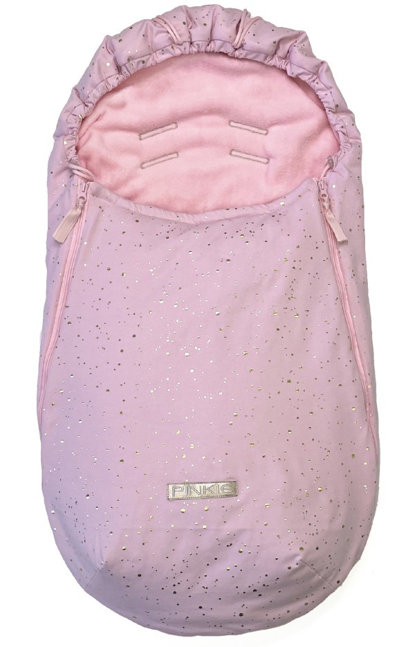 PINKIE Fusak Shine Gold - lehký 6m-2.5roku
