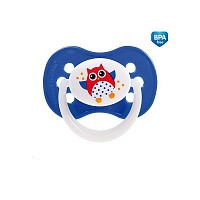 Canpol babies Dudlík 0-6m silikonový symetrický SOVA