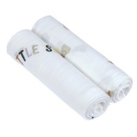 LÄSSIG Bambusové pleny Swaddle Heav. Soft 120x120 Happy Fruits
