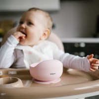 BABYONO Miska silikonová s přísavkou 6m+