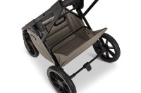 MOON PIÚ EXTRA black chrome Kombinovaný kočárek