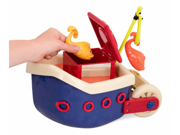 B-TOYS Loď s kapitánem Fish & Splish