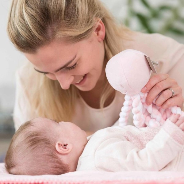 NATTOU První hračka pro miminka chobotnička PIU PIU 0m+
