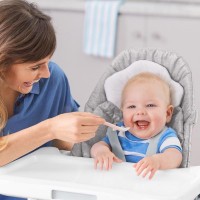 SKIP HOP Lžičky silikonové Easy Feed Grey 2 ks, 6 m+