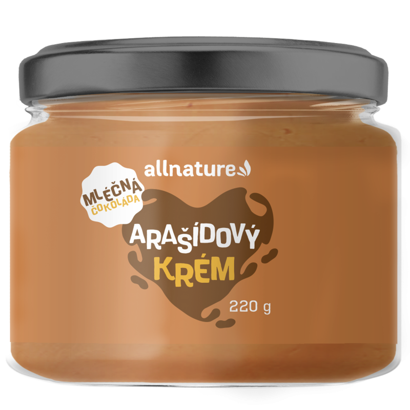 ALLNATURE Arašídový krém s mléčnou čokoládou