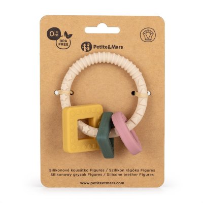 Kousátko silikonové Figures 0m+