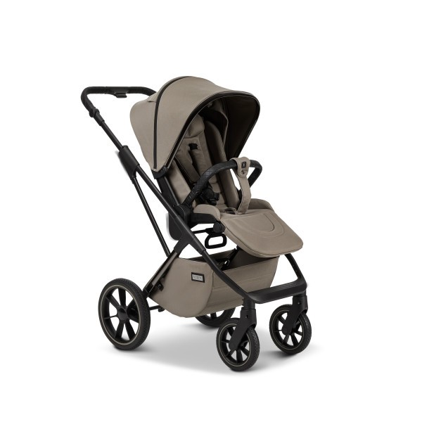 MOON PIÚ EXTRA black chrome Kombinovaný kočárek