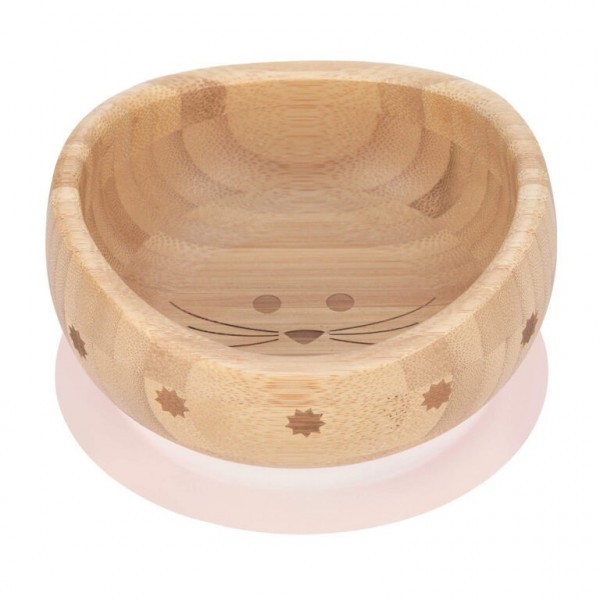 Bambusová miska Lassig Bowl Bamboo Wood Little Chums mouse