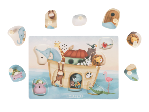 LITTLE DUTCH Vkládací puzzle se zvukem