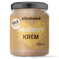 ALLNATURE Arašídový krém s bílou čokoládou ALLNATURE Arašídový krém s bílou čokoládou