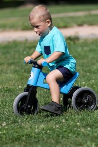 Odrážedlo FUNNY WHEELS Rider Sport modré 2v1 18m+ v krabici