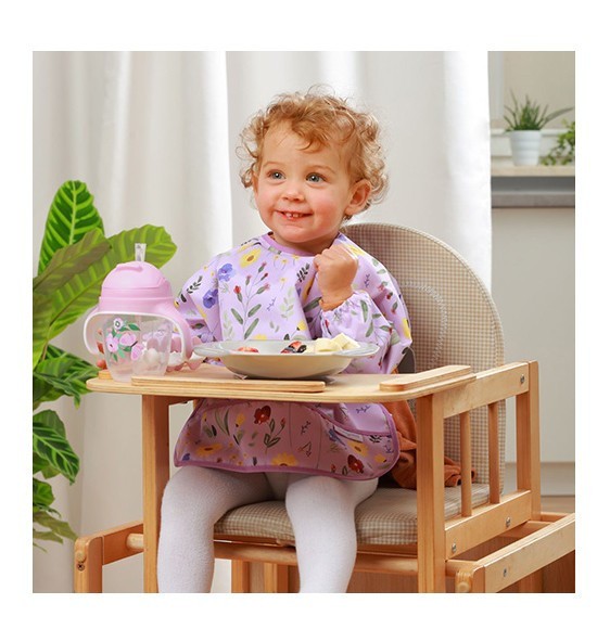 BABYONO Hrnek učicí s brčkem 6m+