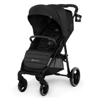 Kočárek sportovní Grande City Black Kinderkraft + Dětské odrážedlo 2WAY Next